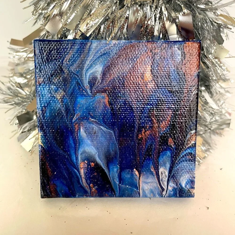 HAND‎ CRAFTED CHRISTMAS TREE ORNAMENTS, set of 4